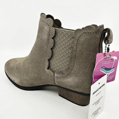 Skechers Lasso Diver Taupe Womens Size 7 Memory Foam Ankle Bootie