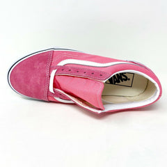 Vans Old Skool Pink Lemonade True White Womens Casual Shoes