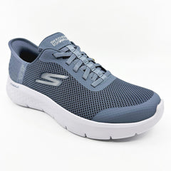 SKECHERS Go Walk Flex Grand Entry Blue Womens Slip On Sneakers