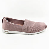 Skechers Arch Fit Plush Breeze Babe Mauve Womens Size 6 Slip On Shoes