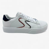 Skechers Eden LX Winning Team White Navy Red Womens Court Classics Sneaker