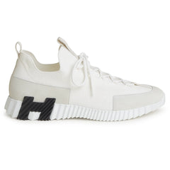 Hermes Paris Lift Slip-On Blanc Sneaker