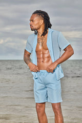 ST. TROPEZ SHIRT-SKY BLUE
