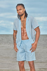 ST. TROPEZ SHIRT-SKY BLUE