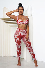 SHOW ME LEGGINGS-RED STARFISH