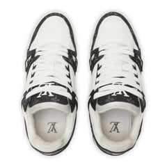 Preloved - Louis Vuitton LV Monogram Black Denim Sneaker