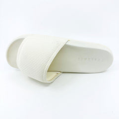 STNDRD Standard Los Angeles Monaco Snake White Womens Summer Slide Sandals