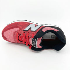 New Balance 574 Classics Sweatshirt Red Black Kids Running Sneakers KL574BEG