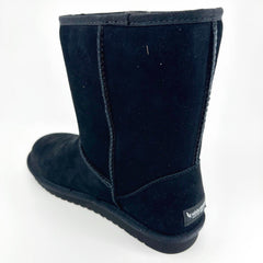 Koolaburra by UGG Koola Short Black Womens Faux Fur Suede Shearling Boots