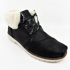 Skechers Chill Lugs Carefree Cozy Black Womens Size 7 Shearling Boots