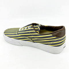 VANS Era 59 (Stripes) Yellow True White Womens Size 5.5 Casual Sneakers