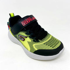 Skechers Boys Go Run 600 Baxtux Yellow Black Kids Size 12 Sneakers