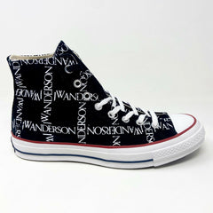Converse Chuck 70 Hi x JW Anderson Black White Insign Womens Sneakers 160807C
