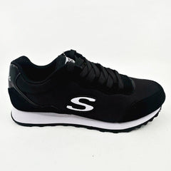 Skechers OG 85 Vibein Black White Womens Size 6.5 Athletic Sneakers
