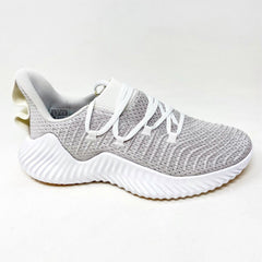 Adidas AlphaBounce Trainer Cloud White Ash Pearl Womens Size 9.5 Sneakers B75780
