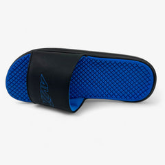 Avia Dual Density Slide Jet Black Ibiza Blue Kids Boys Sandal Slide