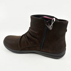 Skechers Lite Step Tricky Chocolate Womens Size 6.5 Ankle Boots