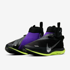Nike Womens Zoom Pegasus Turbo Shield  -  Black/Metallic Silver