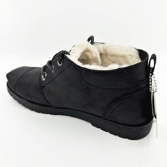 Skechers Chill Lugs Snuggle Life Black Womens Size 6 Shearling Boots