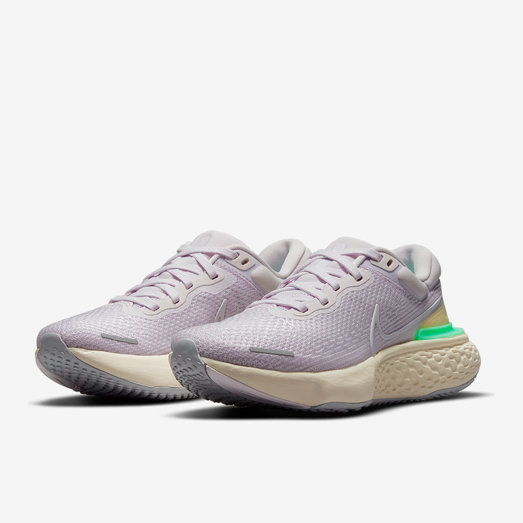  Nike Womens ZoomX Invincible Run Flyknit - Light Violet/White