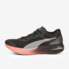 Puma Womens Deviate Nitro Elite Carbon  - Puma Black-Carnation Pink