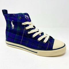Polo Ralph Lauren Harbour Hi Dark Purple Kids Casual Sneakers 91079