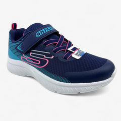 Skechers Microspec Plus Sprint Speed Navy Blue Kids Unisex Kids Size 3 Sneaker