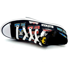Converse CTAS Ox Black White DC Comics Batman Kids Youth Casual Sneakers 367321F