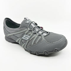 Skechers Bikers Lite Relive Gray Multi Womens  Slip On Sneakers
