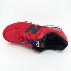 New Balance 574 Classics Red Black Blue Kids Running Sneakers KL574WSG