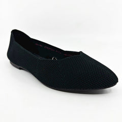 Skechers Cleo 3 Carats Black Womens Size 6.5 Casual Flat Shoes