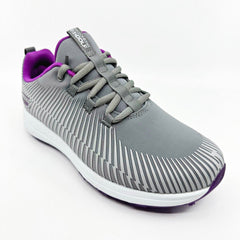 Skechers Go Golf Max Swing Gray Purple Womens Size 6.5 Spikeless Shoes