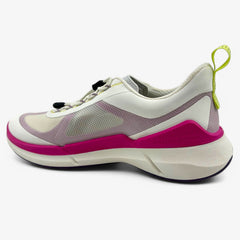 ECCO Biom 2.2 White Lavender Womens Athletic Fuidform Sneaker