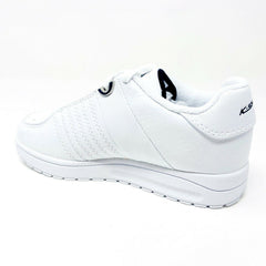 K-Swiss Wolert White Black Child Kids Casual Shoes Sneakers 51376102