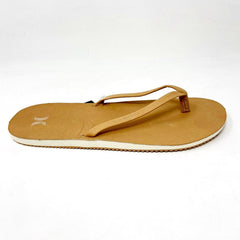 Hurley Lunar Sandal Vachetta Tan Womens Size 10 Flip Flop Thongs CJ7284 293