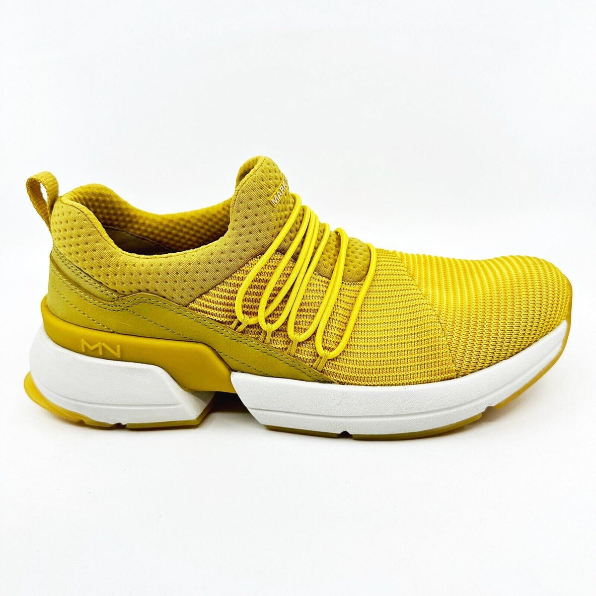 Mark Nason Split Skywalk Yellow White Womens Size 8 Athletic Sneakers