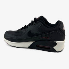 Nike Air Max 90 Leather GS Anthracite Black Team Red Kids Athletic Sneaker
