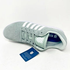 K-Swiss Court Cheswick Suede Green White Womens Size 8.5 Sneaker 95676 350