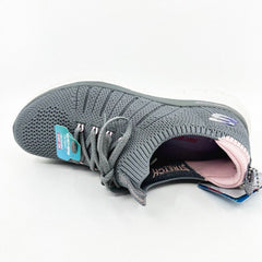 Skechers Flex Appeal 4.0 Victory Lap Charcoal Pink Womens Size 5 Sneakers