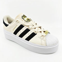 Adidas Originals Superstar Bonega Ivory Womens Platform Sneakers IF4827