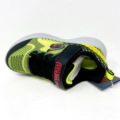 Skechers Boys Go Run 600 Baxtux Yellow Black Kids Size 12 Sneakers