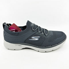 Skechers Go Walk 6 Summer Sparks Charcoal Womens Comfort Shoes