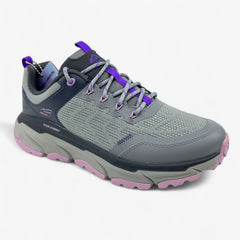 Skechers D'Lux Journey Marigold Charcoal Purple Womens Athletic Sneaker