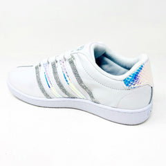 K-Swiss Classic VN White Sparkle Mermaid Kids Size 7 Varsity Sneakers 87321 968