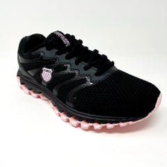 K-Swiss Tubes Comfort 200 Black Cherry Blossom Womens Wide Sneakers 97112 056 W