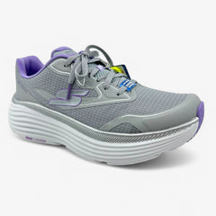 Skechers Max Cushioning Endevour Gray Lavender Womens Athletic Sneaker
