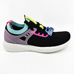 Skechers Bobs Squad Jungle Gem Black Womens Slip On Sneakers