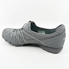 Skechers Bikers Lite Relive Gray Multi Womens  Slip On Sneakers