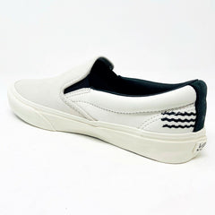 Vans Taka Hayashi Slip On 66 LX (Leather Nubuck) Marshmallow White Womens Shoes