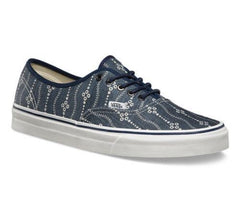 VANS Authentic (Indigo) Mood Indigo Navy Blue White Womens Casual Shoes